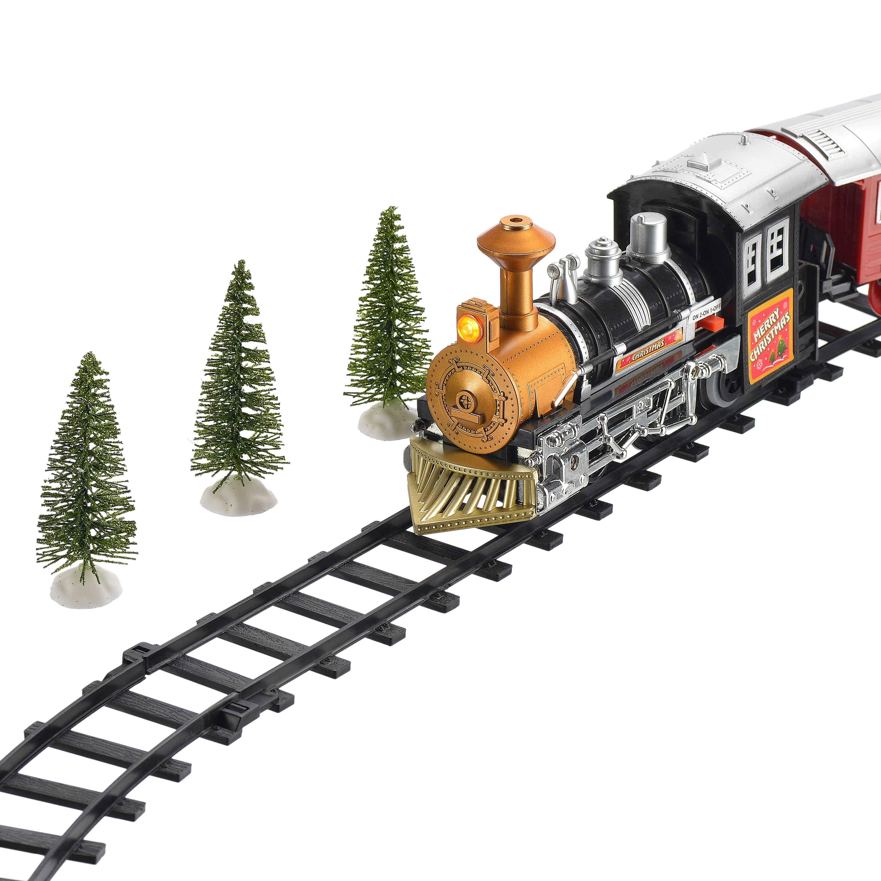 holiday time battery operated train set