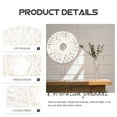 thumbnail image 6 of WASHWEPE Woven Plate Wall Decor Metal Cotton Rope For Living Room Bedroom 1Pack 11.8x11.8x2in, 6 of 8