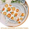 thumbnail image 6 of Hello Orange Spring Summer Kitchen Dish Towels Set of 2, Life is Sweet Fruit Hand Towels Drying Baking Cooking Cloth, Plaid Check Farmhouse Seasonal Home Kitchen Decor 18x26 Inch, 6 of 6