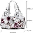 thumbnail image 2 of LHSHID Sac à Main en Cuir Végétalien pour Femmes Style Hobo Mode Sac à Main Floral, 2 of 5