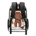 thumbnail image 3 of Curious George Clear Backpack 16 Inch Large Capacity PVC Transparent Laptop Bags for Adults, See Through Clear Bookbag for School Sports Work Travel College, 3 of 7