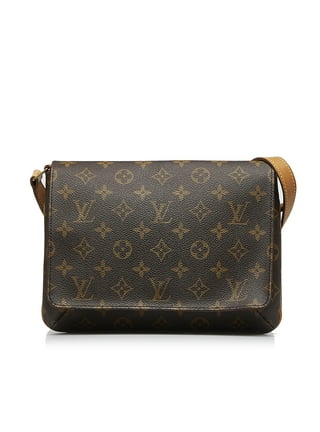Louis Vuitton Monogram Perforated Musette Green Crossbody Bag at