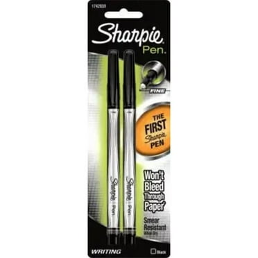 ell Brands Distribution  Sharpie Pen, Black - Pack of 2