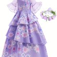 thumbnail image 1 of Disfraz Para Niños, Disfraz De Juego De Rol, Disfraz De Halloween, Vestido Mágico Para Casa Completa + Corona De Accesorios, 1 of 4