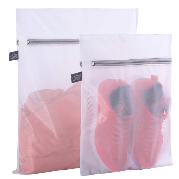 Kimmama Bolsas de lavandería delicadas, Bolsa de lavandería de malla con cremallera duradera, Bolsa de lavado de malla fina para sujetador, Mantiene la forma de la tela en la lavadora