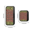 thumbnail image 5 of SEANATIVE Fridge Microwave Door Handle Covers Set of 6 Electric Appliance Door Handles Protective Refrigerator Microwave Door Cloth Kitchen Decor, Red Green Black Plaid Pine Cone Christmas, 5 of 7