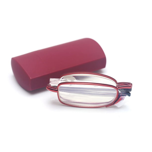 Gafas de presbicia con antena plegable y patillas telescópicas de metal anti luz azul para hombres y mujeres, gafas de presbicia anti luz azul
