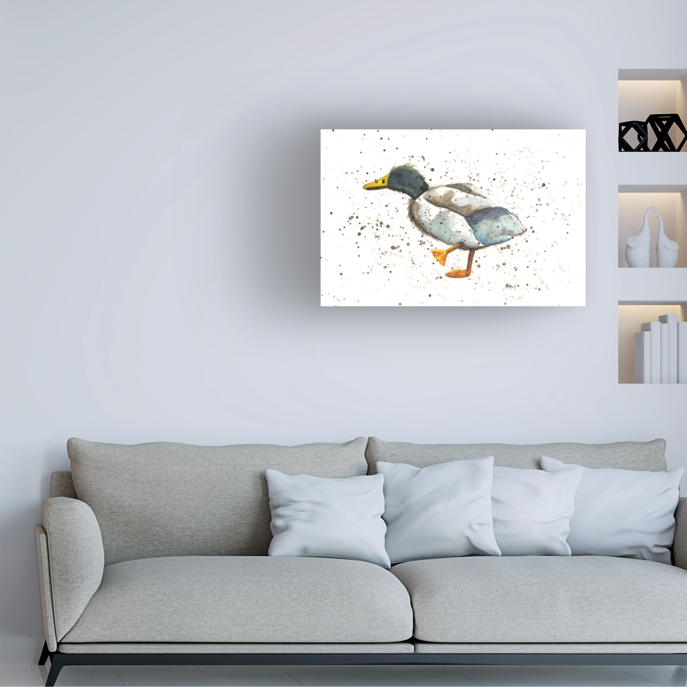 Trademark Fine Art 'Duck 1' Canvas Art by Michelle Campbell