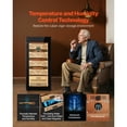 thumbnail image 3 of KFFKFF Electric Humidor Cabinet, 105L Capacity, Holds Up to 1000 Cigars, Features Compressor Cooling, Stable Humidity & Temperature Control, Spanish Cedar Shelves and Drawers, 4-Tier Design, 3 of 9