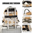 thumbnail image 3 of FORMRS Mini Backpack Purse for Women Travel Daypack Casual Shoulder Bag, Beige Fall Books, 3 of 7