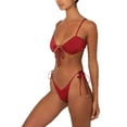thumbnail image 5 of Conjuntos de bikini Prolriy para mujer, traje de baño para mujer, ropa de playa, moda de baño de verano dividido, trajes de baño estampados, conjunto de tankinis, trajes de baño para mujer, vino M, 5 of 5