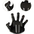 thumbnail image 2 of Toilet paper holder, toilet paper holder, handshaped, modern organizer, stylish hotel, black, compact paper storage shelf, decor, 2 of 5