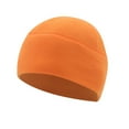 thumbnail image 5 of Nnhblu Hats Marine Thickened Men's Outdoor Warm Windproof Multi-Season Fleece Hats Womens Hats Discount Clearance Winter Hats for Women Orange, 5 of 5