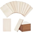thumbnail image 1 of 30 tarjetas de visita de madera, rectangulares, de 8,4 x 5,3 cm (3,3 x 2,1 pulgadas) y 2,5 mm (0,1 pulgadas) de grosor, grabables con láser, ideales para personalizar tarjetas de regalo., 1 of 6