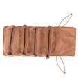 thumbnail image 2 of Roll Up Cosmetic Bag 4 in 1 Detachable Portable Organize Storage Makeup Toiletry Bag for Home Travel Khaki, 2 of 4