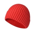 thumbnail image 1 of Gorro de punto de invierno para hombres y mujeres, gorro de lana cálido grueso para parejas, gorro con punta cerrada para el frío, gorro informal con reborde, 1 of 6