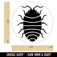 thumbnail image 2 of Isopod Pill Bug Woodlouse Rubber Stamp for Scrapbooking Crafting Stamping - Medium 1 Inch, 2 of 7