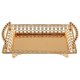 thumbnail image 2 of European Delicate Fruit Plate, Luxury Gold Tray,Home Cake Tray, 2 of 5
