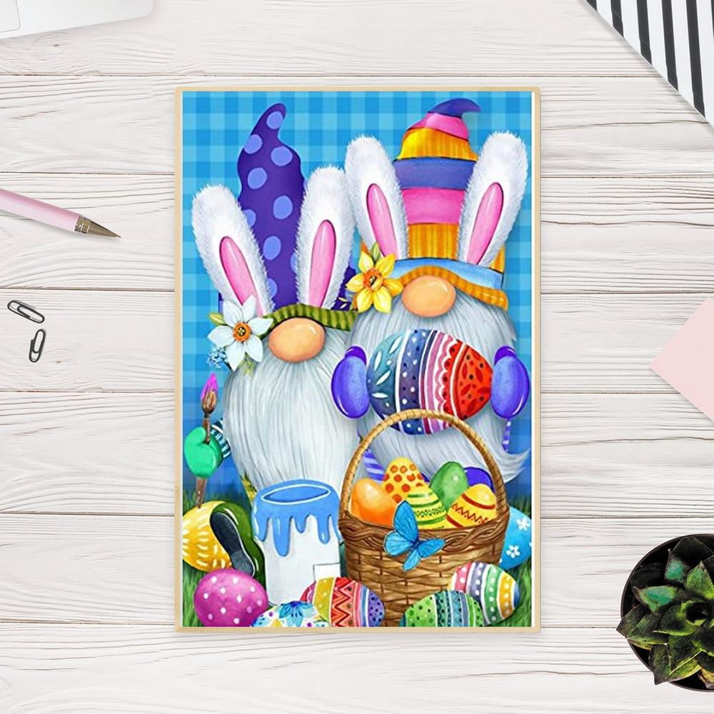 Xindydcor Easter Diamond Painting Kits,Diamond Art Kit for Adults Full  Drill Round,Paint with Diamonds for Gift,Wall Décor in 2023
