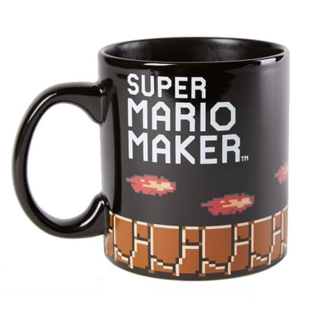 Mario Batali Ceramic - Super Mario Maker Bowser 20oz Heat Changing Ceramic Mug