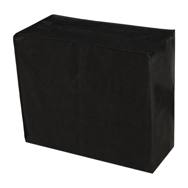 Funda protectora antipolvo para cama plegable vertical de 4 pliegues, ligera, color negro 70 cm de ancho
