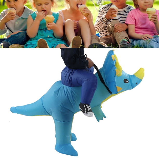 Disfraz de Dinosaurio Inflable Halloween Cosplay Fiesta de Vestuario Triángulo Traje de Muñecas para Fiestas de Festivales