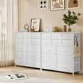 thumbnail image 6 of GAOMON 12 Drawer Fabric Dresser with Side Pockets and Hooks, Sturdy Chest of Drawers for Bedroom, Closet, Living Room, or Hallway, Modern Storage Organizer with Anti-Tip Design, White, 6 of 8