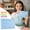 Sky Blue, variant on Goowood Expandable File Folder Receipt Organizer Portable Accordion Document Wallet for Coupons Checks Business Home Travel