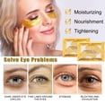 thumbnail image 3 of Máscaras para ojos y labios en oro de 24 quilates, 30 pares, gel de colágeno cristalino, 3 of 8