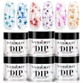 thumbnail image 1 of Kit de uñas Dip Powder AZUREBEAUTY Transparent Crystal Flower, 1 of 7