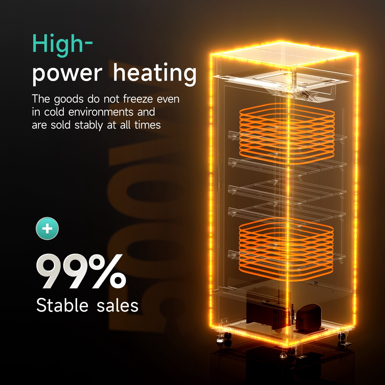 AI Smart Open Vending Machine - Commercial Refrigerated Machine for Office/School/Fitness Center with Contactless Payment, AI Visual Recognition and App Management