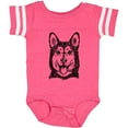 thumbnail image 3 of Inktastic Siberian Husky Sketch Portrait Boys or Girls Baby Bodysuit, 3 of 5