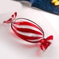 thumbnail image 4 of Christmas Holiday Candy Dish Glass Platter Dessert Serving Tray for Cookie Snacks Dessert Plate Table Centerpieces Decors, 4 of 8