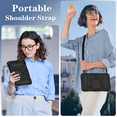thumbnail image 6 of Case for Samsung Galaxy Tab A11 2025/A9 2023 8.7 inch Model (SM-X110/X115/X130/X135) Contrast Color Multiple Protection Cover With Foldable Stand and Shoulder Strap, 6 of 8