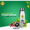 thumbnail image 6 of Organic Greek Vitamin Bottles. Hydrogen Alkaline Generator Water + Filter 4 in 1 Design 450mL (15.2 FL OZ) Bpa, Tea infuser, 6 of 6