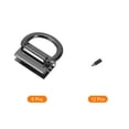 thumbnail image 3 of Metal Bag Connector with D Ring, 6Pack 28mm Purse Bridge Hanger Buckle with Screws (Metallic Black), 3 of 5