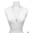thumbnail image 3 of Delight Jewelry Silvertone Suitcase I Have Plans for You Engraved Cross Zoey Necklace, 28", 3 of 4