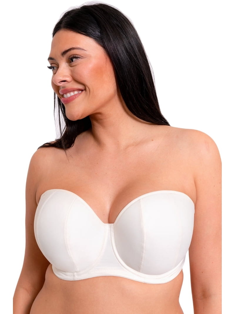 Curvy Kate Luxe strapless beha voor dames, Cacao, 85D