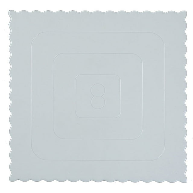 Mousse Cake Boards Mat Plastic Cake Base Cupcake Dessert Tray For Wedding Birthday Party 1PCS 8 Inches Handle