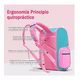 thumbnail image 3 of Mochila Para Niñas Escolar Modelo Unicornio  Rosa, 3 of 5