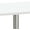 Designer White, Silver, variant on KFI Studios Mode 3.5' x 8' Dining Table, Designer White, Black