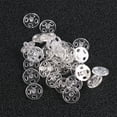 thumbnail image 4 of 100pcs Clear Shirt Buttons Coat Snaps Buttons Invisible Snaps Fasteners Press Stud DIY Sewing Accessories (10mm), 4 of 5