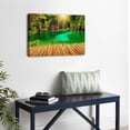 thumbnail image 5 of Lakes Waterfall Canvas Wall Art, Turquoise Lake Print, Tropical Forest Waterfall Artwork for Living Room Bedroom Bathroom Decor, Ready to Hang, 5 of 6