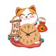 thumbnail image 3 of Reloj de pared decorativo con diseño de gato, sin tictac, para el hogar, el dormitorio y la sala de estar. S, 3 of 9