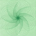 thumbnail image 1 of Ahgly Company Machine Washable Indoor Square Transitional Mint Green Area Rugs, 7' Square, 1 of 7