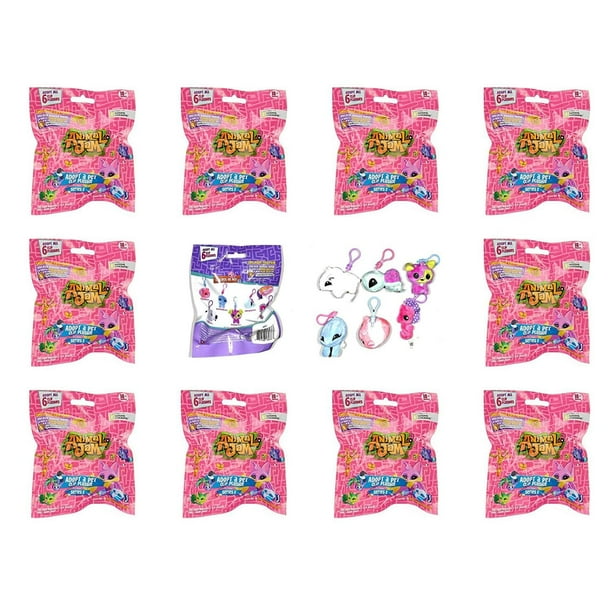 Animal Jam Adopt A PET Series 2 Clip ON PLUSHIE 10 Sealed Packs