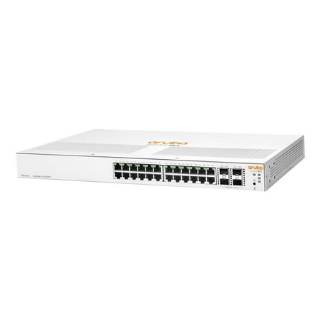UPC: 0190017355443 | HPE Aruba Instant On 1930 24G 4SFP/SFP+ Switch – Switch – L3 – managed – 24 x 10/100/1000 + 4 x 1 Gigabit / 10 Gigabit SFP+ – rack-mountable
