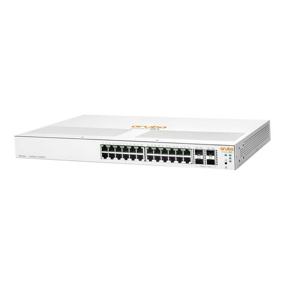 HPE Aruba Instant On SFP+ Switch 1930 24G 4SFP/ - Commutateur - L3 - Géré - 24 x 10/100/1000 + 4 x 1 Gigabit / 10 Gigabit SFP+ - Montable en Rack