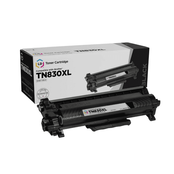 LD Products Replacement Toner Cartridge Compatible with Brother TN830XL High Yield Black