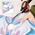 thumbnail image 7 of Flower and Waves Of Pink and Blue Kitchen Sink Splash Guard, Silicone Sink Faucet Mat Dry Out the Kitchen Bathroom, 7 of 7